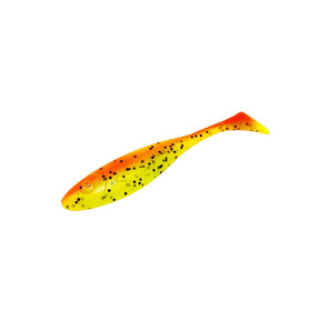 View of Swimbaits Gator Gum 12 (3pk) Swimbait Orange Lime available at EZOKO Pike and Musky Shop