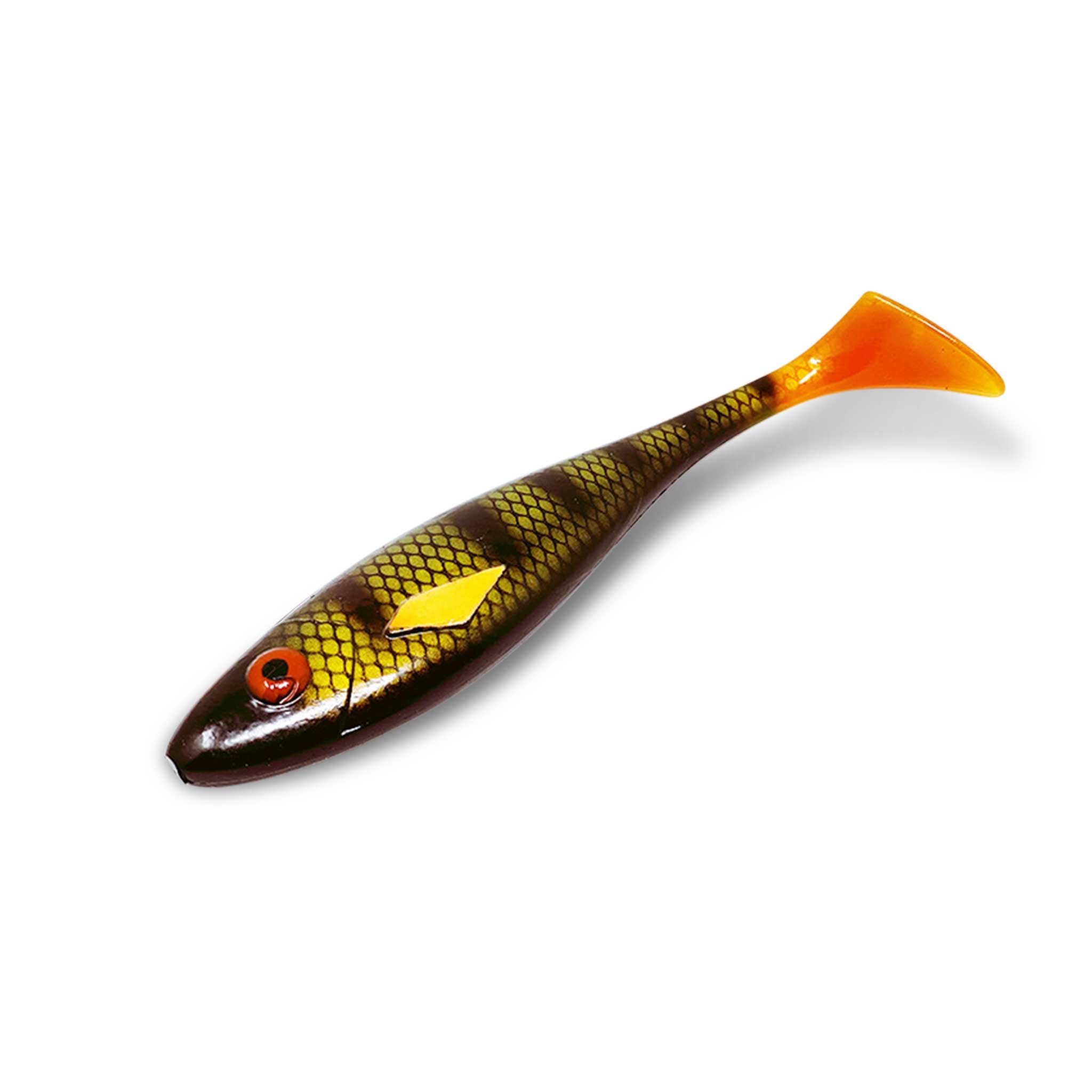 View of Swimbaits Gator Gum 27 Swimbait Black Perch available at EZOKO Fishing