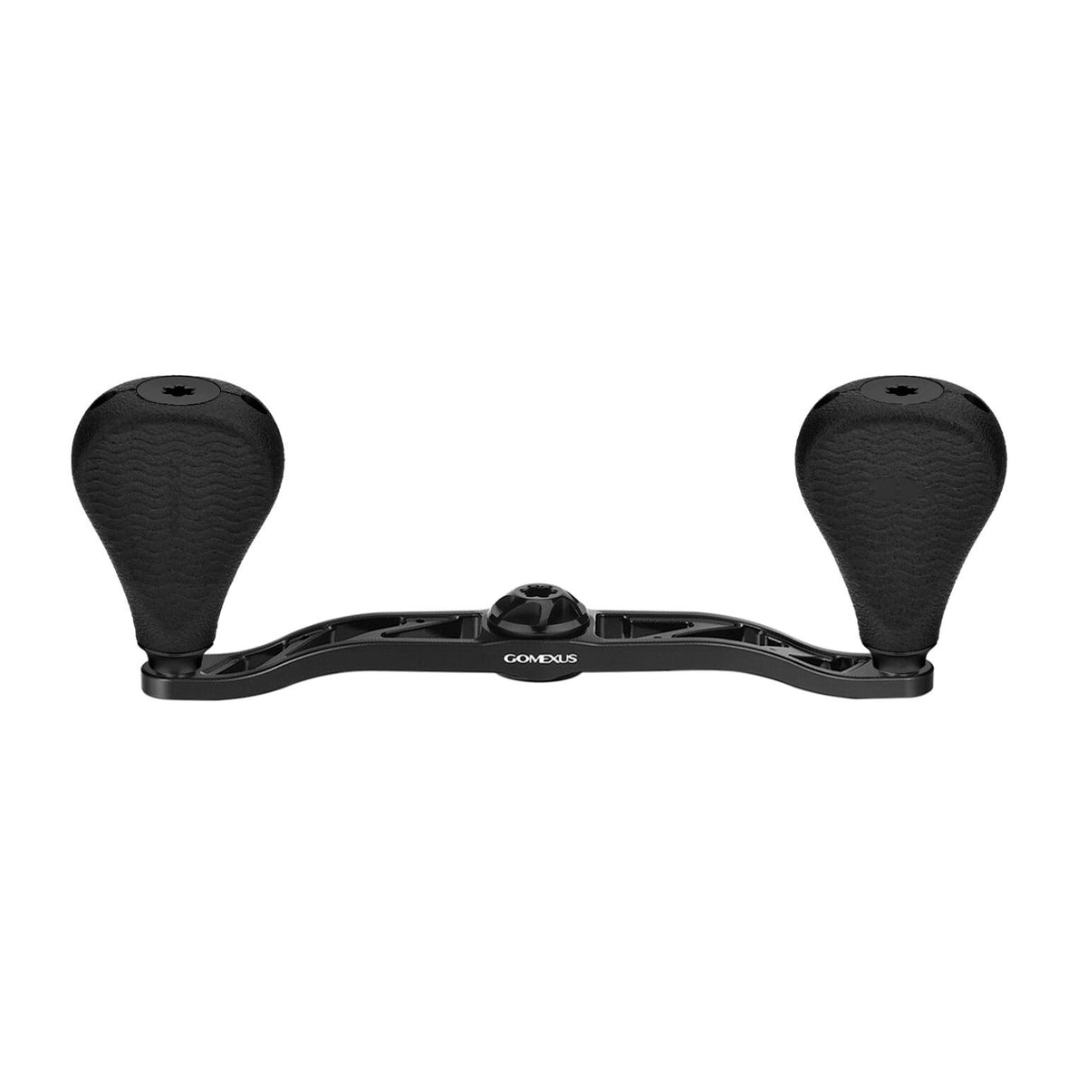 View of handle Gomexus Aluminum Handle For Baitcasting Reel With TPE Knob BDH-TPE35 available at EZOKO Fishing