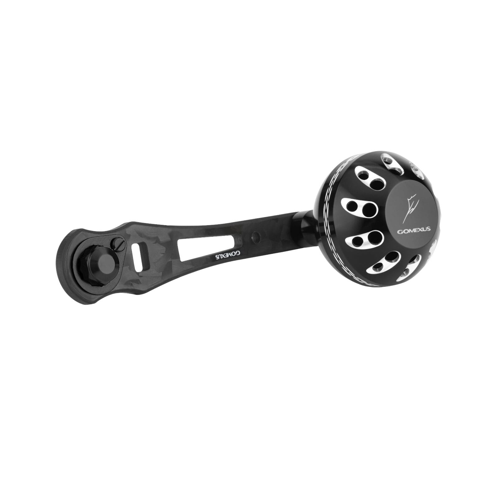 View of Rods-Reels-Accessories Gomexus Carbon Handle for Baitcasting Reel with Aluminium Knob LC-A38 (31) available at EZOKO Fishing