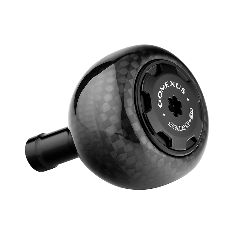 View of Rods-Reels-Accessories Gomexus Carbon Reel Power Knob 38mm FA38 38 mm available at EZOKO Pike and Musky Shop