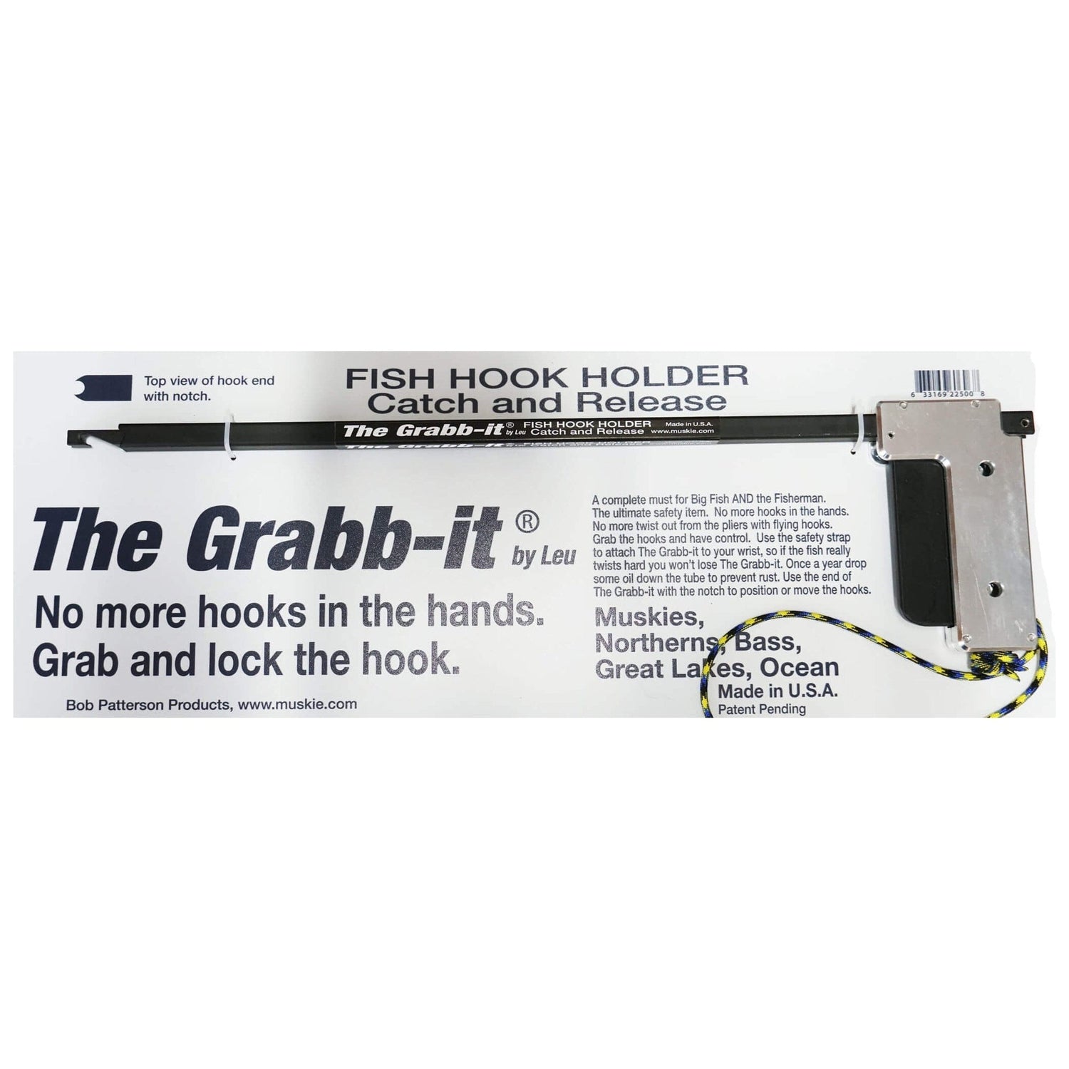 Grabb-it Hook Holder  pike & musky fishing tool