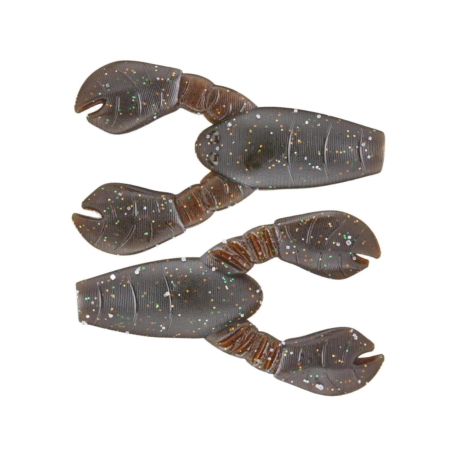 View of Great Lakes Finesse Micro Snack Craw 1.7" Brown Pumpkin Special available at EZOKO Fishing