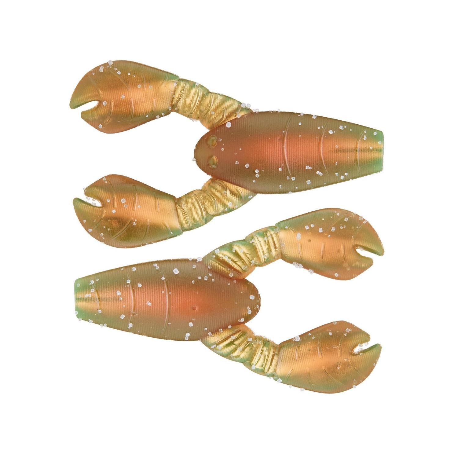 View of Great Lakes Finesse Micro Snack Craw 1.7" Motor Oil available at EZOKO Fishing