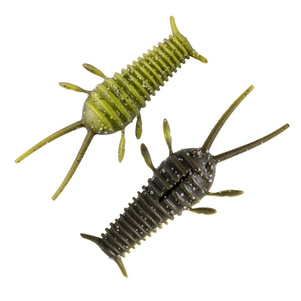 View of Great Lakes Finesse Ned Bug 2.3" Green Pumpkin Watermelon Float available at EZOKO Fishing