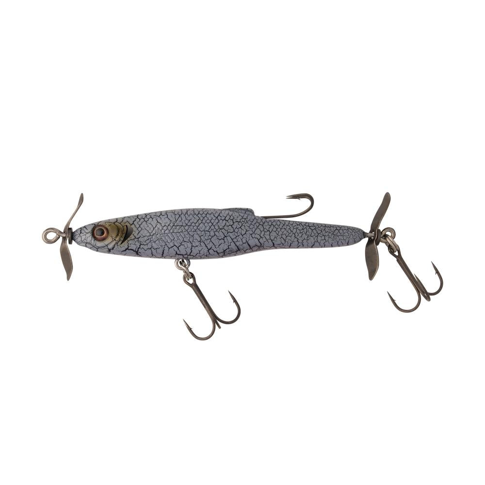 View of Great Lakes Finesse Stay-Pinned Spybait Ghost Scale available at EZOKO Fishing