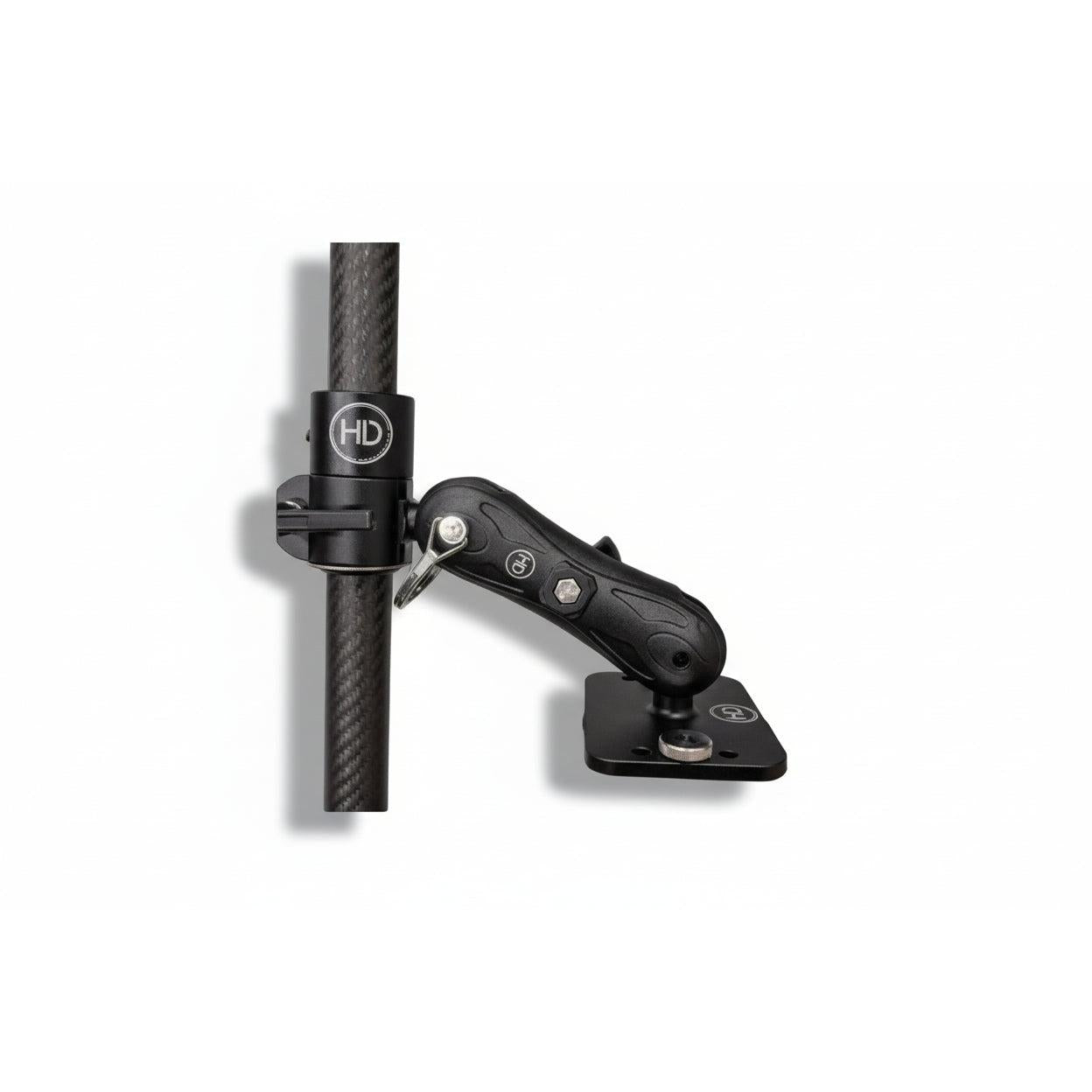 View of boating_accessories HD Innovation HDI Combo Arm + Pole Adapter + Multi Use Plate available at EZOKO Fishing
