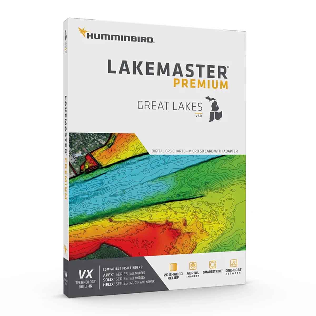 View of electronic_accessories Humminbird Lakemaster Premium - Great Lake V1 available at EZOKO Pike and Musky Shop