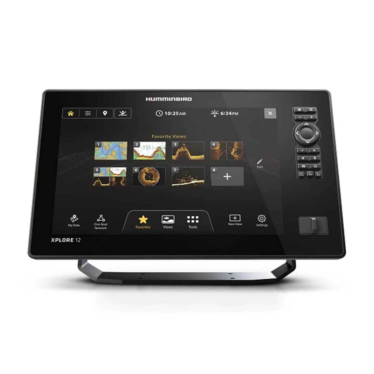 View of fish_finder Humminbird Xplore 12 CHO available at EZOKO Pike and Musky Shop
