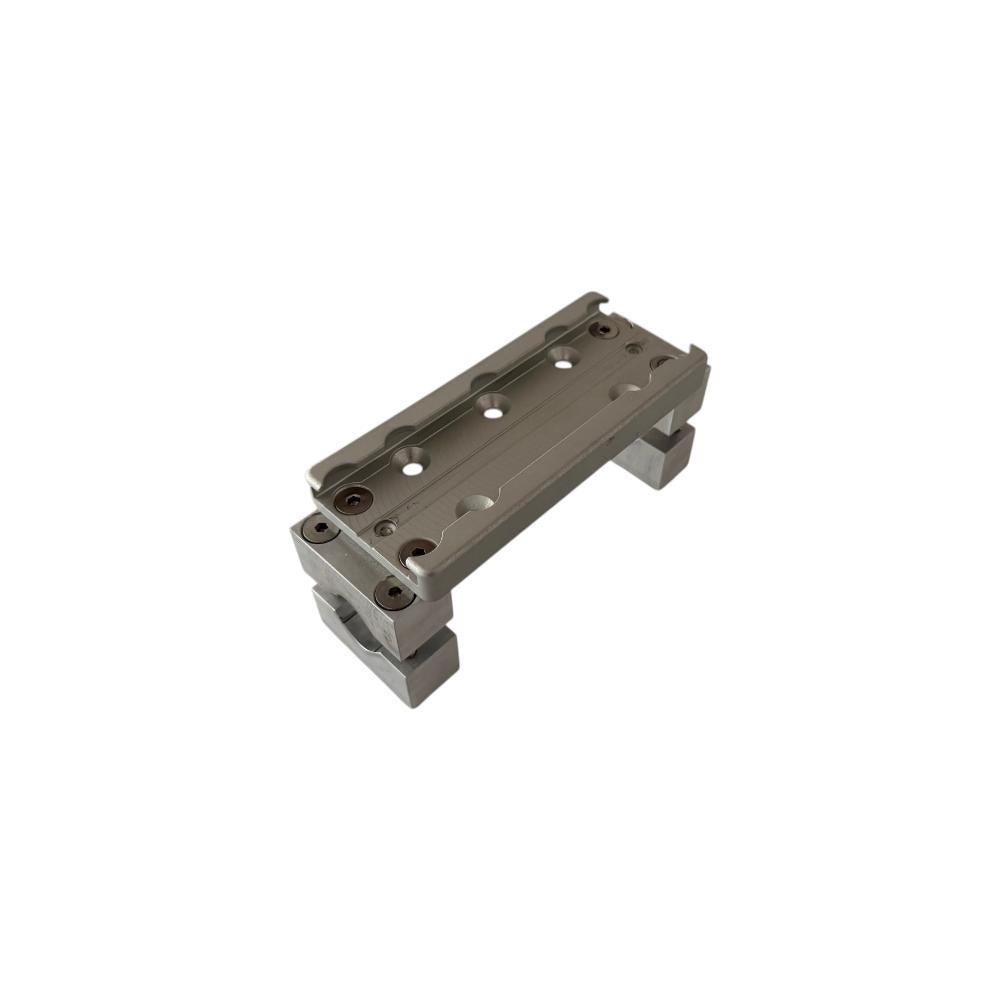 View of boating_accessories Jac Marine 2.5" x 6" Aluminum Mounting Rail - Aluminum available at EZOKO Fishing