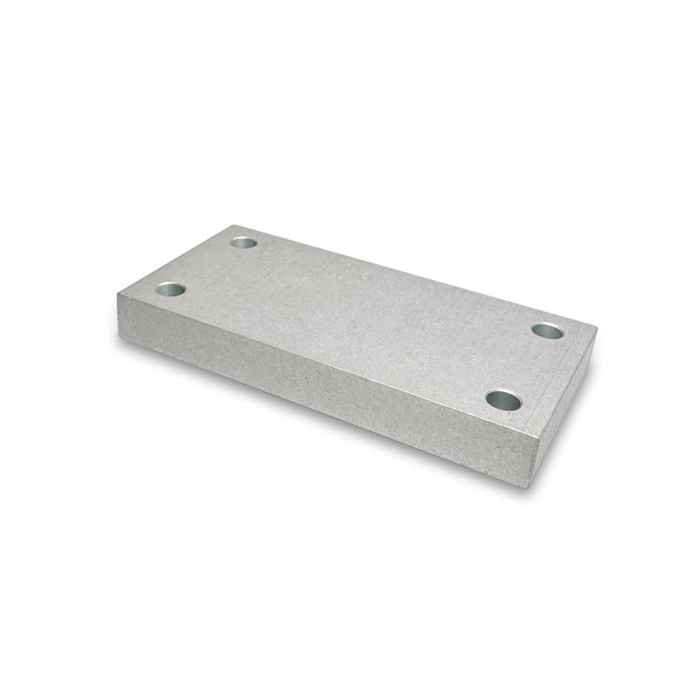 View of boating_accessories Jac Marine Ajustement Plate 1/2" available at EZOKO Pike and Musky Shop