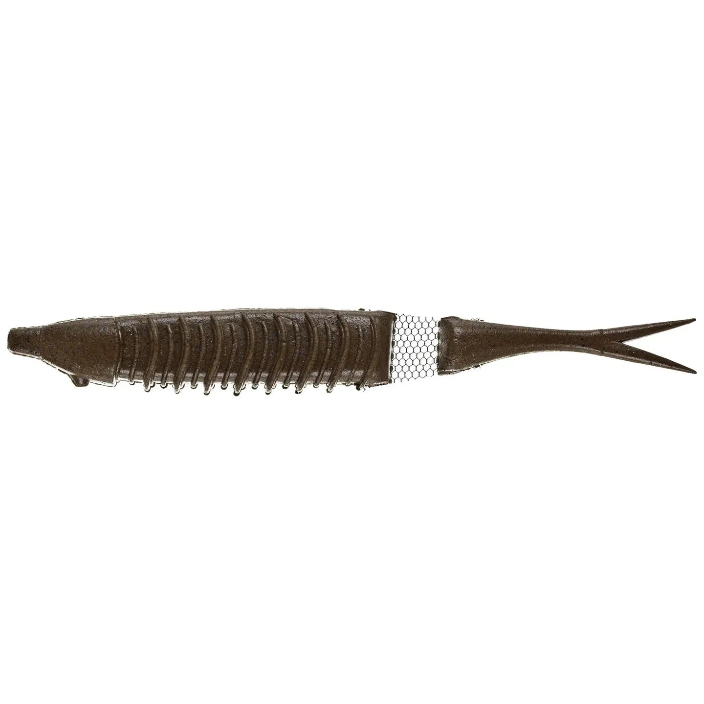 View of Softbaits Jackall Bounty Fish 140 6.2'' Dark Green Pumpkin Blue available at EZOKO Fishing