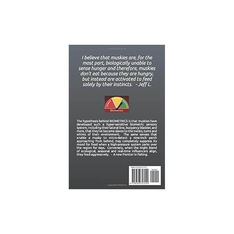 Jeff Lang & Jim Saric Musky Metrics: Biometrics - Capturing The Power of Wild Instinct Books-Stickers
