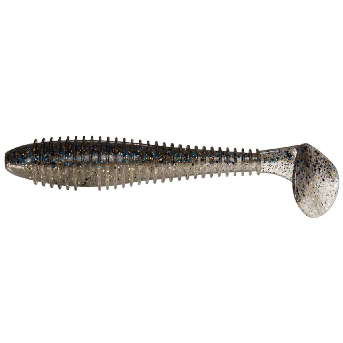 View of Keitech Fat Swing Impact 7.8" Bluegill Flash available at EZOKO Fishing