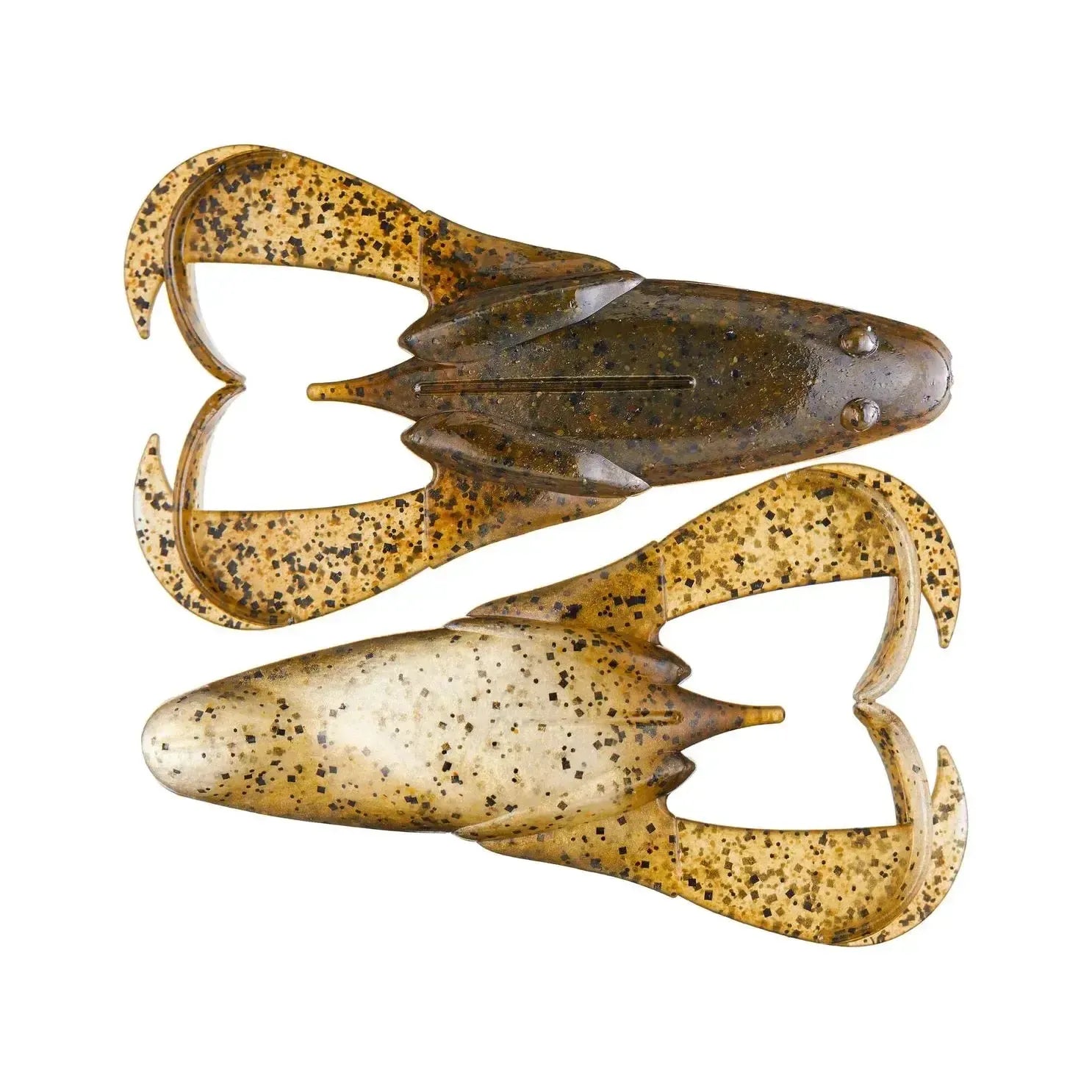 View of Keitech Noisy Flapper 3.5" Green Pumpkin Frog available at EZOKO Fishing