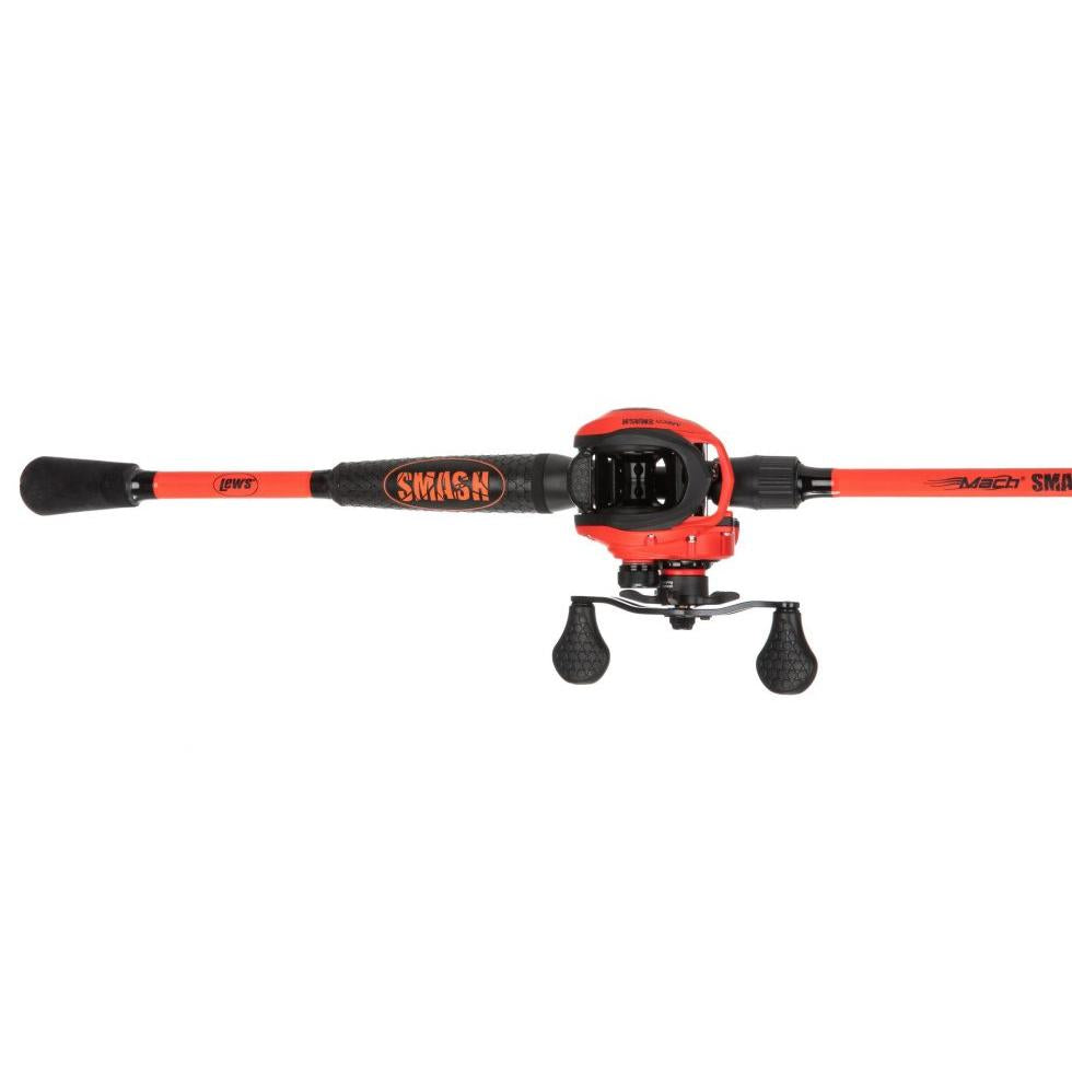 View of Lew's MACH Smash Baitcast 2pc Combo available at EZOKO Fishing