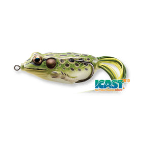 Live Target Hollow Body Frog 2 5/8 Green / Yellow Topwater