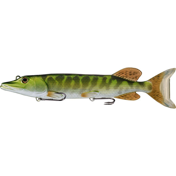 View of Swimbaits Live Target Juvenile Pike Swimbait 8" Metallic Green available at EZOKO Fishing