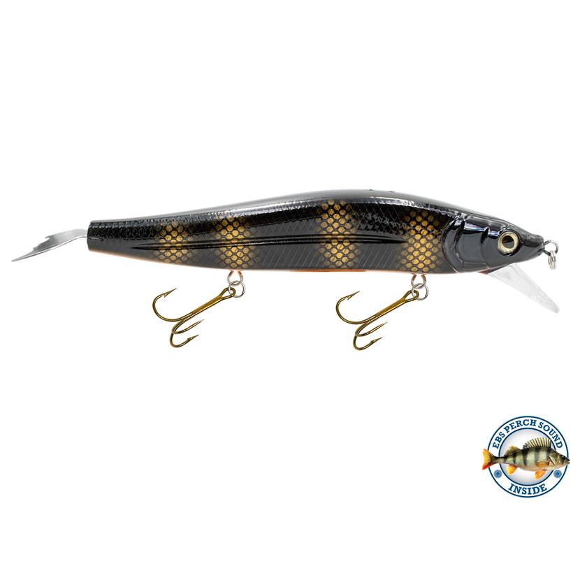 View of Crankbaits Livingston Flipper 125G Jerkbaits Black Perch available at EZOKO Fishing