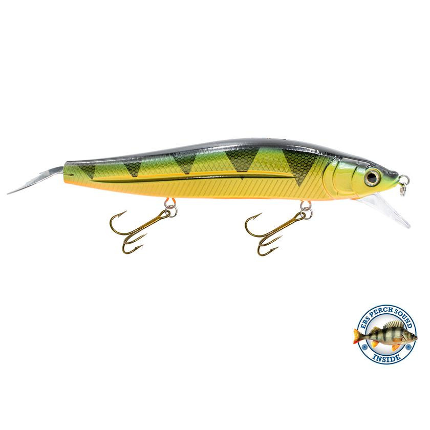 View of Crankbaits Livingston Flipper 125G Jerkbaits Yellow Perch available at EZOKO Fishing