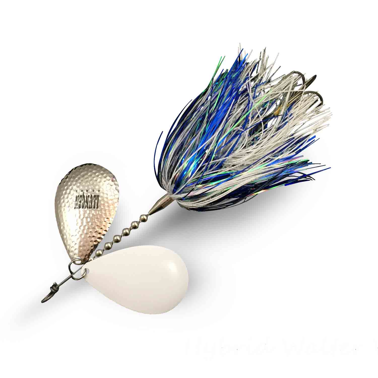 View of Bucktails Llungen Lures DC-10 Hybrid Bucktail Walter White available at EZOKO Fishing