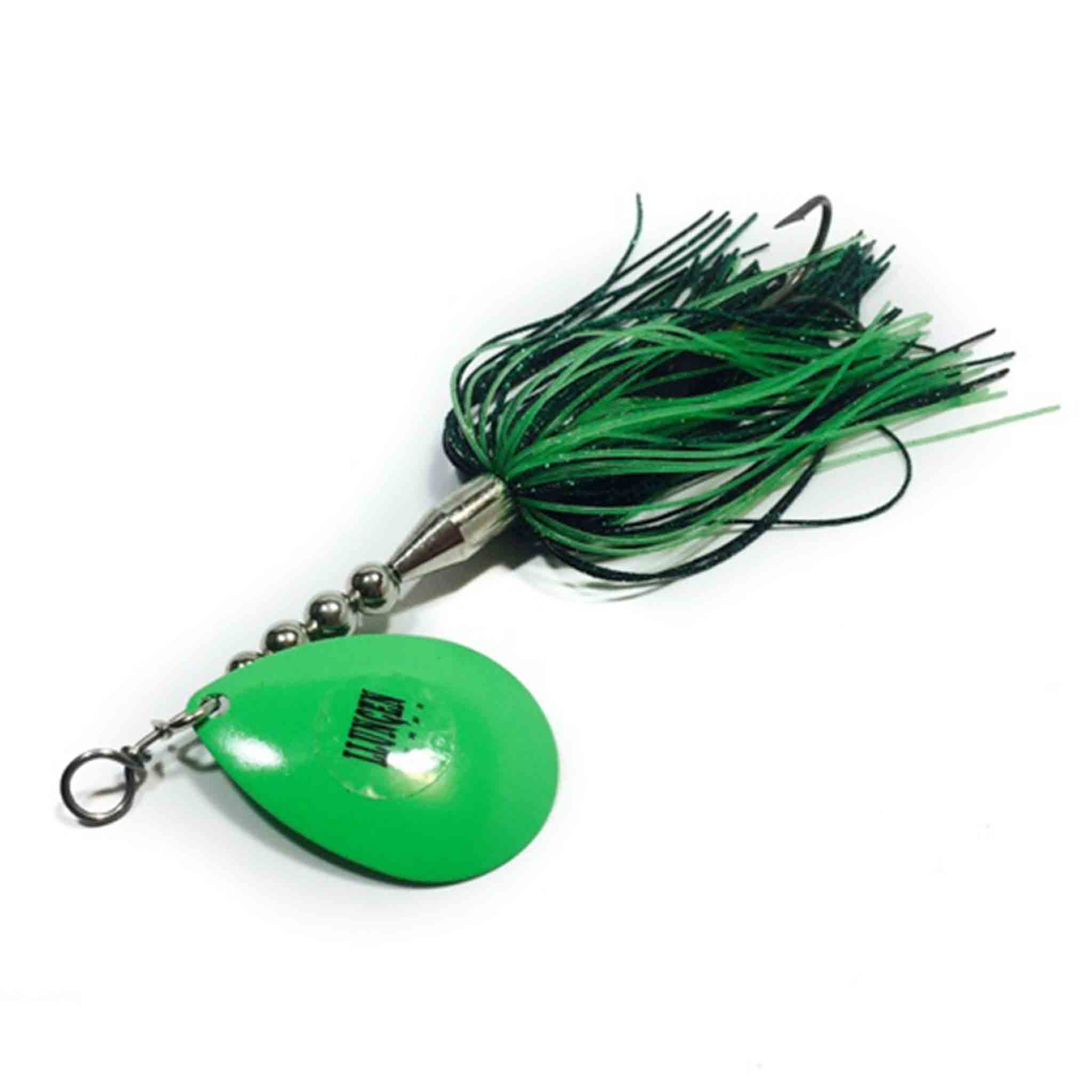 View of Bucktails Llungen Lures S-8 Bucktail Flowage Green available at EZOKO Fishing