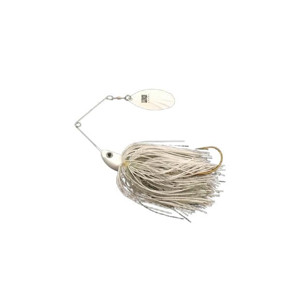View of Spinnerbaits Llungen Lures Standard Nutbuster Spinnerbait White Lightning available at EZOKO Fishing