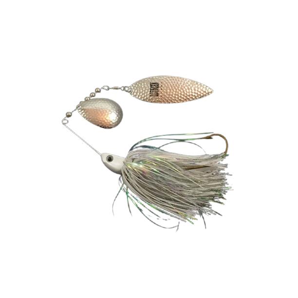 View of Spinnerbaits Llungen Lures Tandem Nutbuster Hybrid Spinnerbait Shad available at EZOKO Fishing