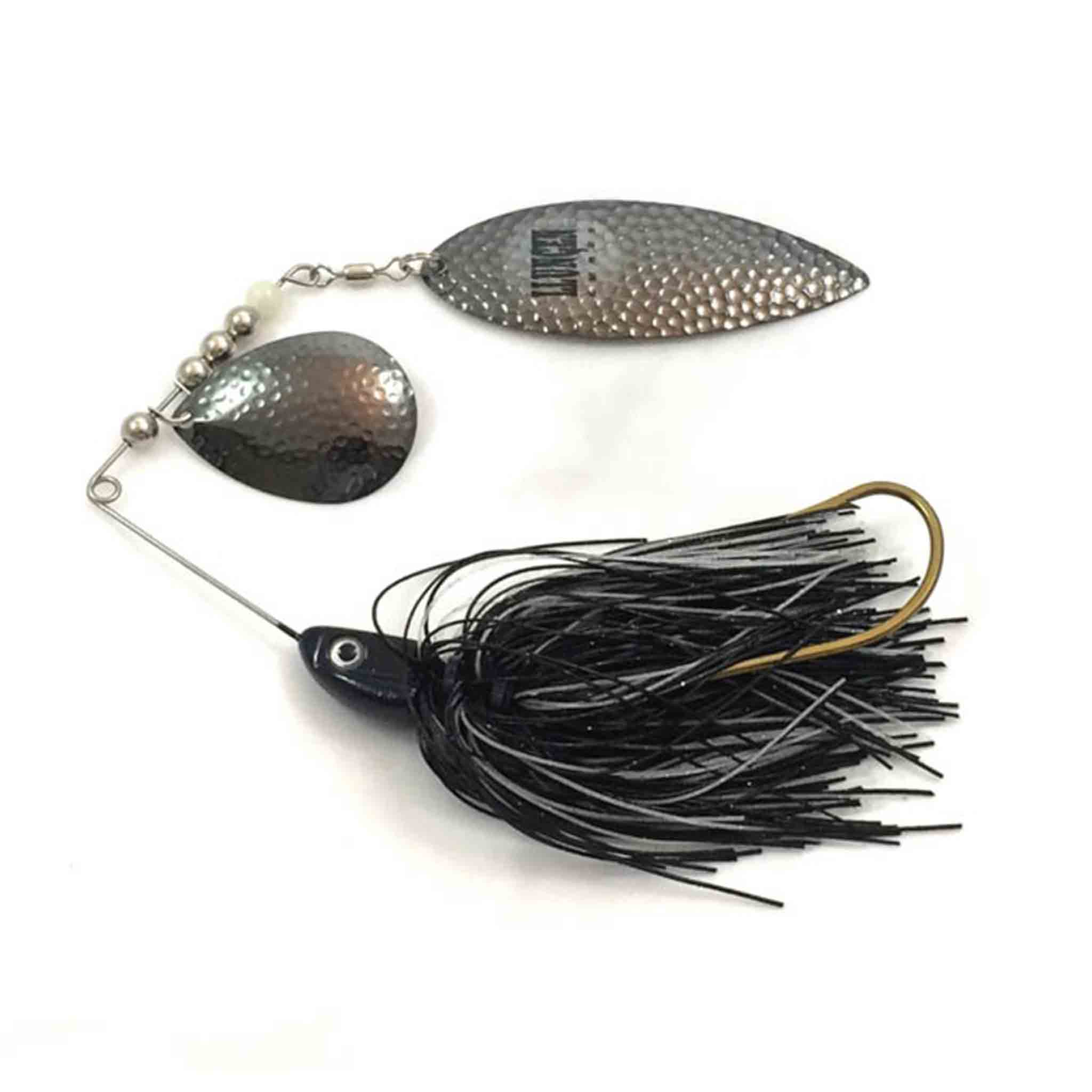 View of Spinnerbaits Llungen Lures Tandem Nutbuster Spinnerbait Nitebite available at EZOKO Fishing