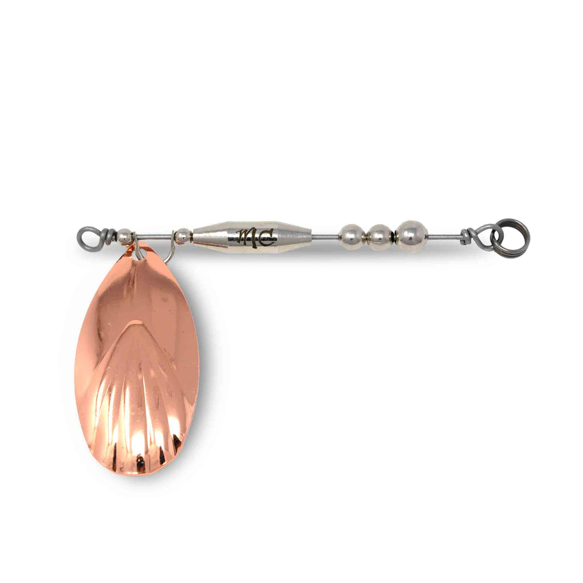 Mad Chasse In line Attachment Nickel Fluted #8 Copper Lures Add-on