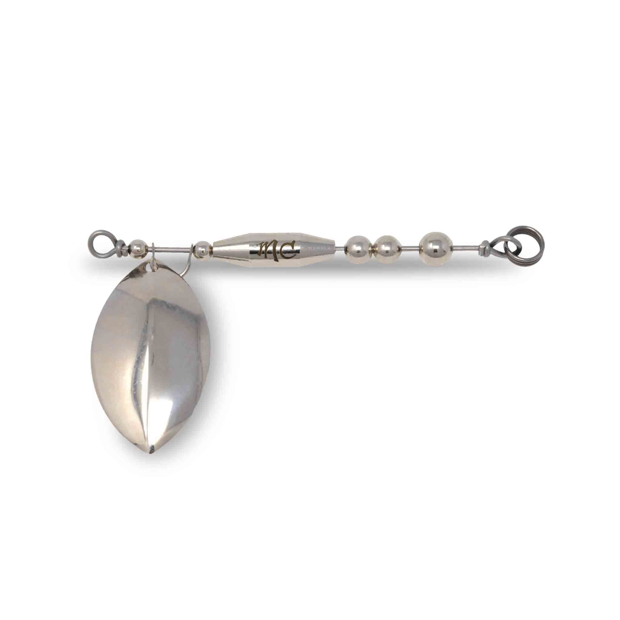 Mad Chasse In line Attachment Nickel Willow #6 Nickel Lures Add-on