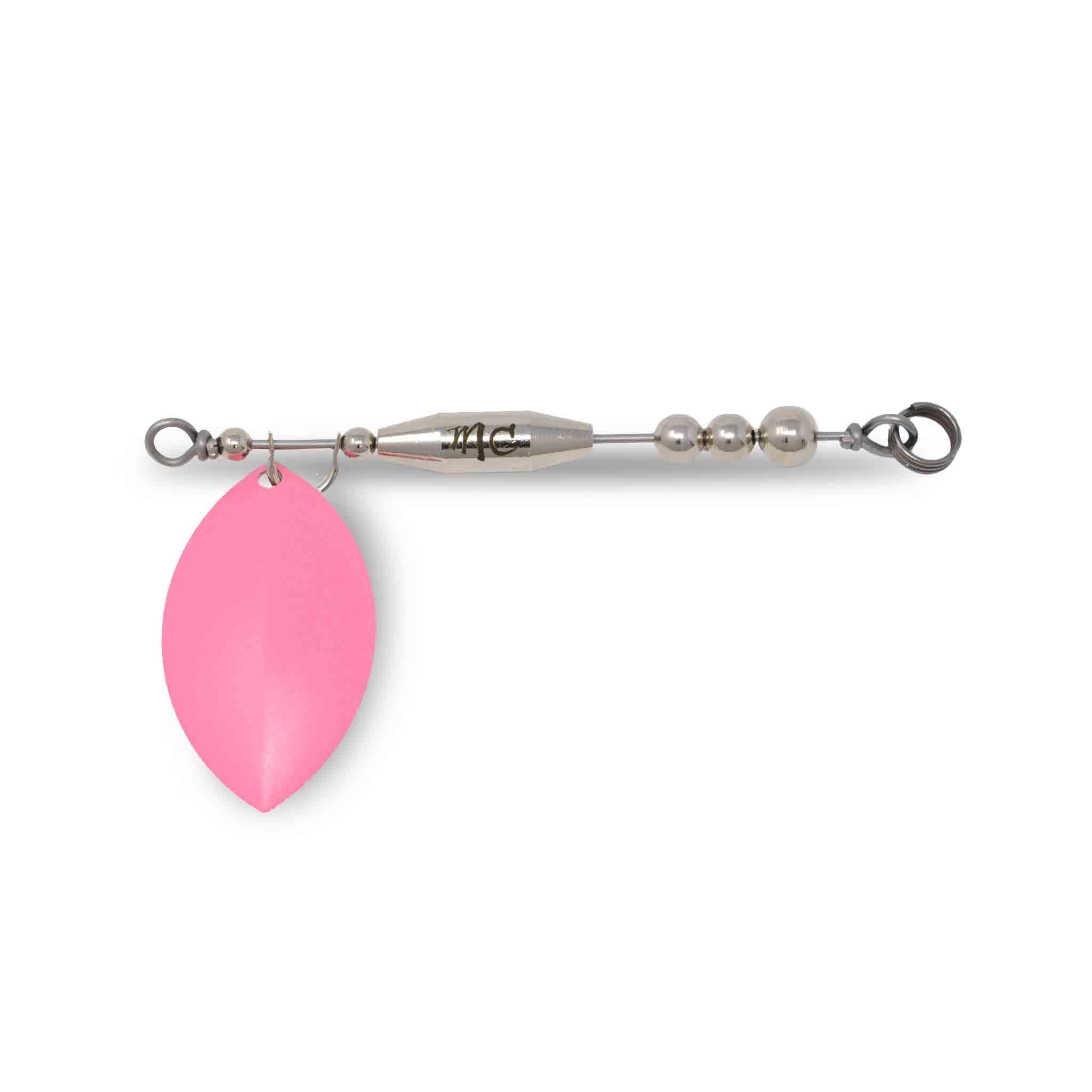 Mad Chasse In line Attachment Nickel Willow #6 Pink Lures Add-on
