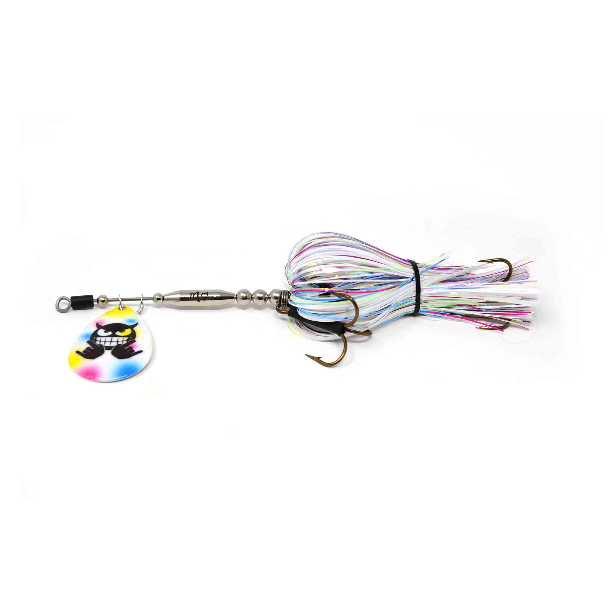 View of Bucktails Mad Chasse Mini Single Colorado 8 Bucktail Wonder Shiner available at EZOKO Fishing