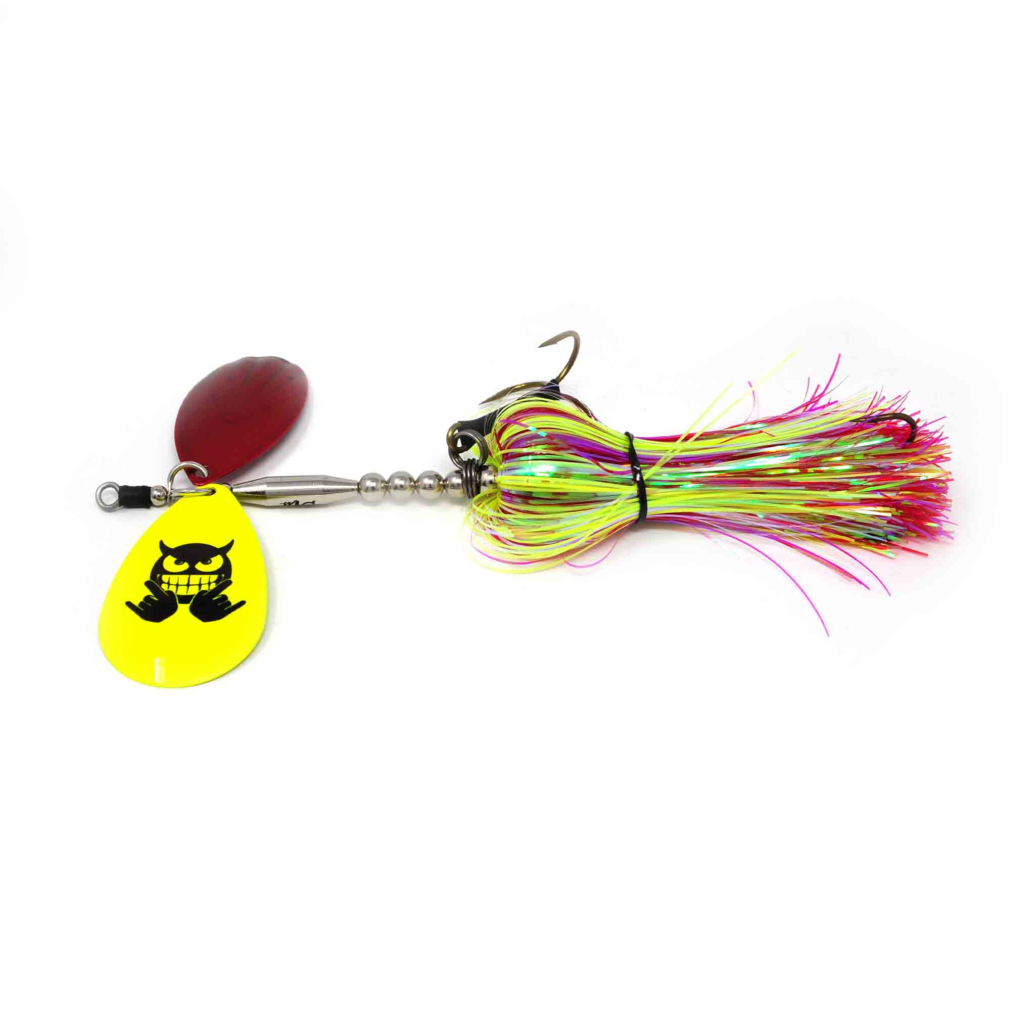 View of Bucktails Mad Chasse NüStag (Fluted 9 & Colorado 9) Bucktail Clown available at EZOKO Fishing