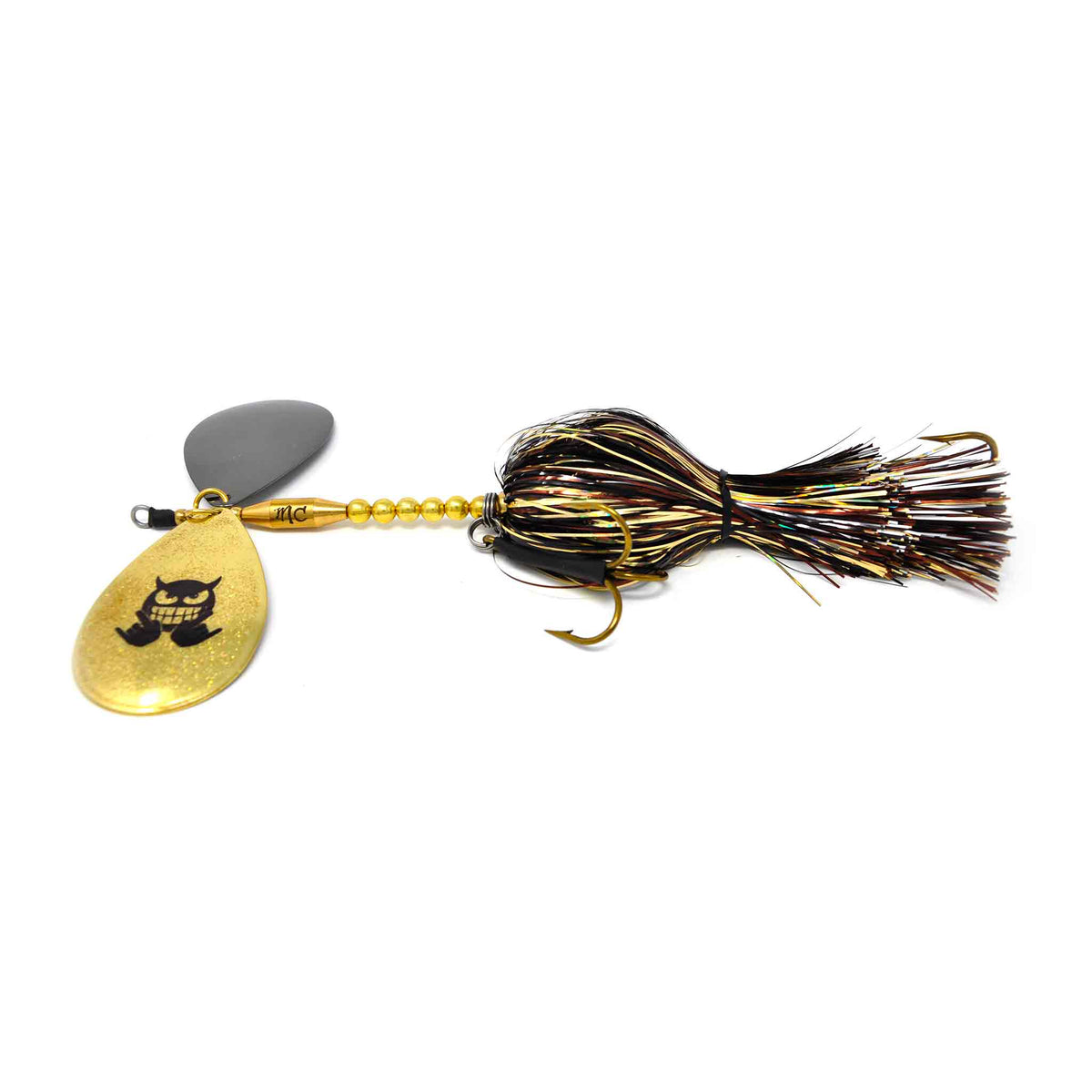 View of Bucktails Mad Chasse Regular Double Colorado 12/12 Bucktail Walleye available at EZOKO Pike and Musky Shop