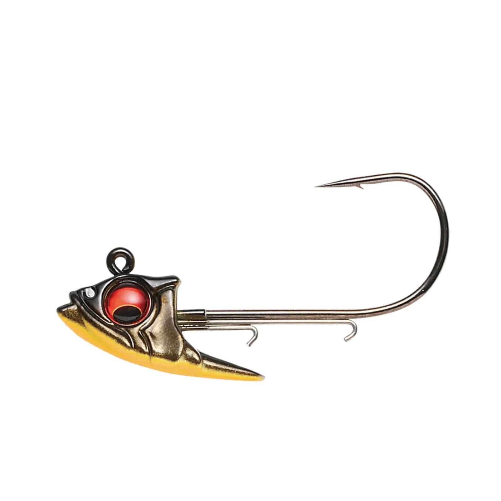 View of Jigheads Megabass Body Balance Swimbait Head Deadly Black Shad 1/2oz available at EZOKO Fishing