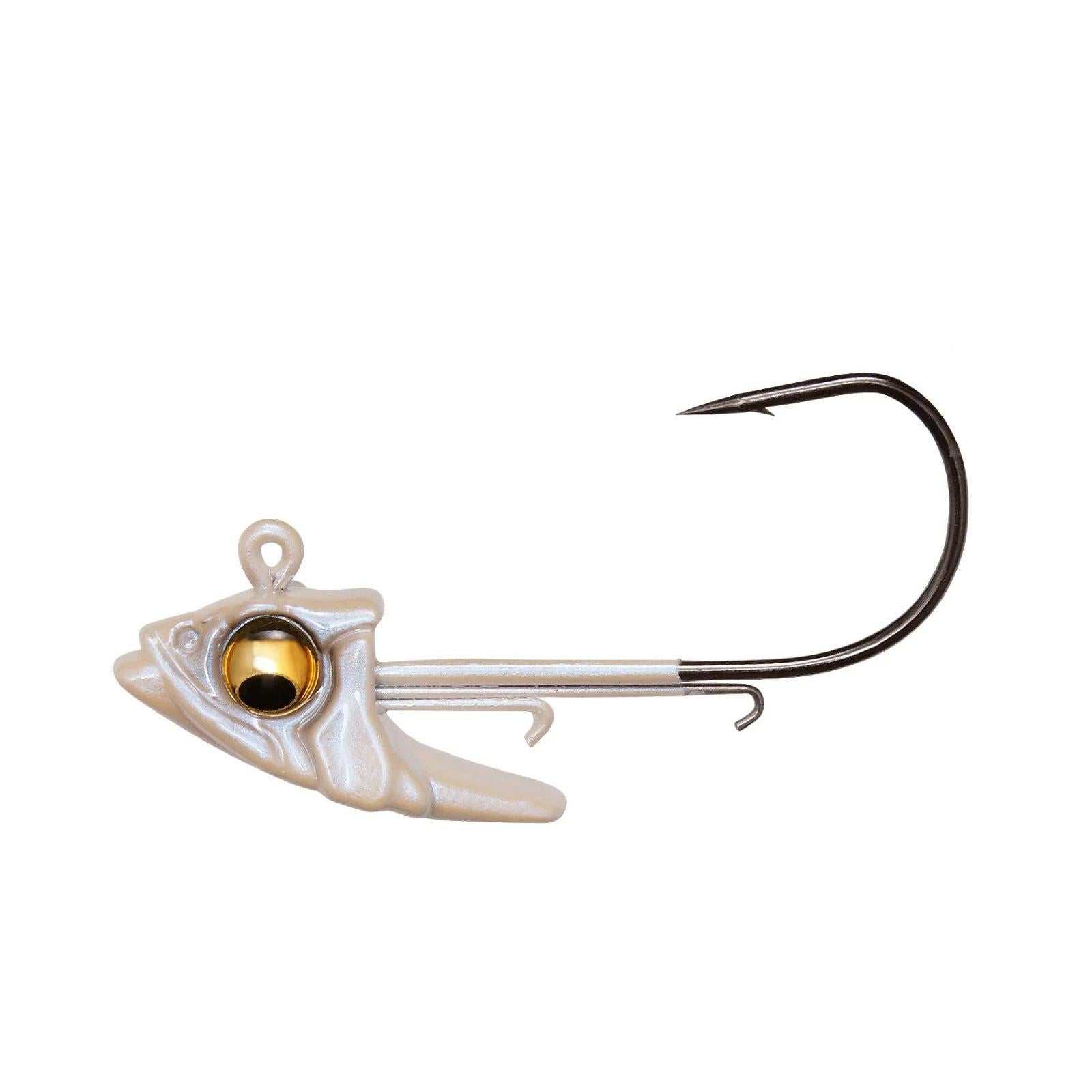 View of Jigheads Megabass Body Balance Swimbait Head French Pearl 1/2oz available at EZOKO Fishing