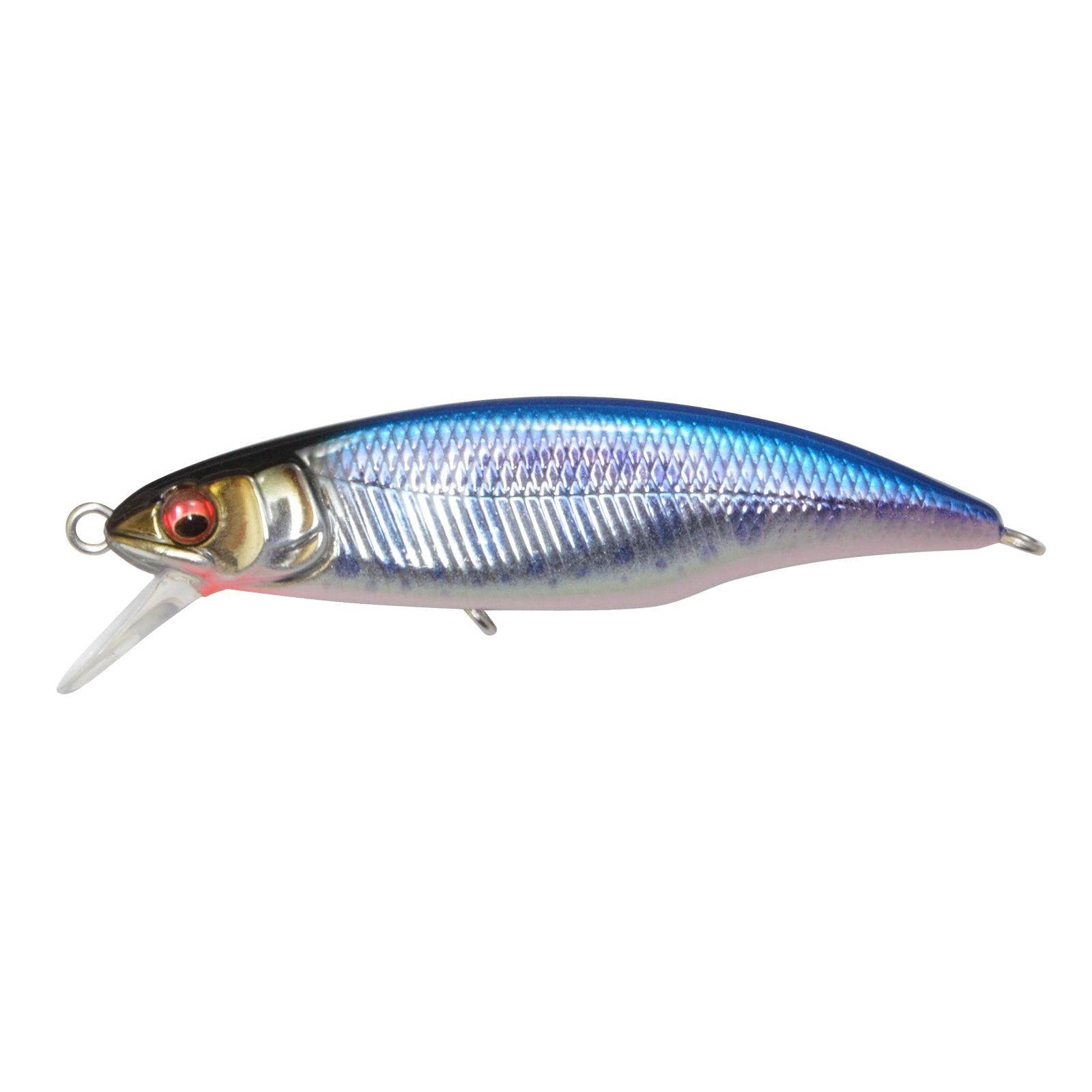 View of Crankbaits Megabass GH50 Flatside Crankbait M Blue Stream Fast Sinking available at EZOKO Fishing