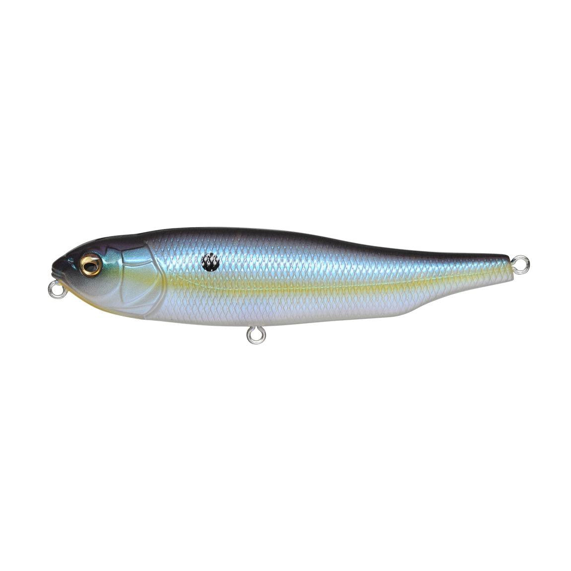 View of Topwater Megabass Giant Dog-X Walking Bait Sexy French Pearl available at EZOKO Fishing