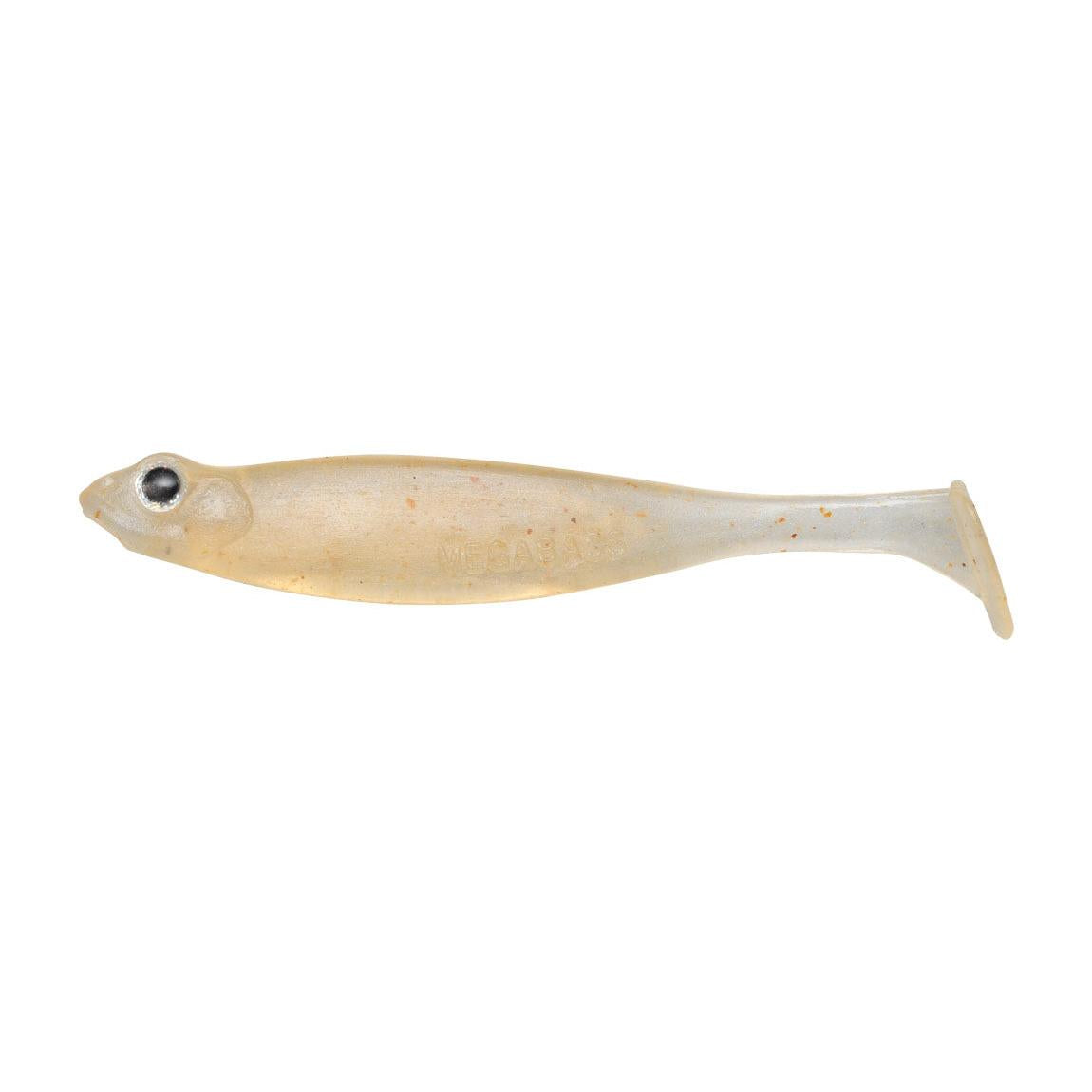 View of Swimbait Megabass Hazedong Shad Swimbait Ghost Shad 4.2in - 5pk available at EZOKO Fishing