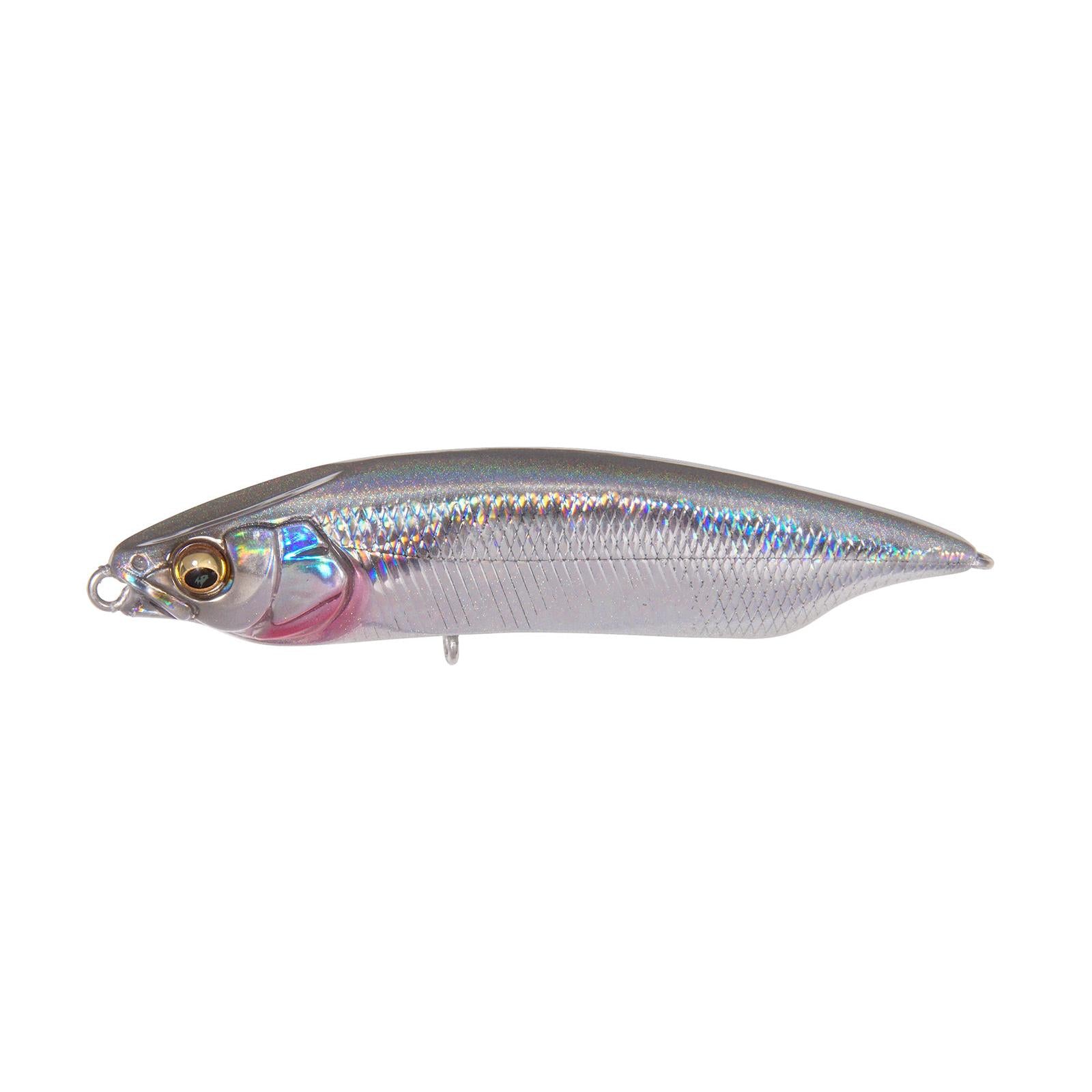 View of Topwater Megabass Karashi 80 GG Gin Flash available at EZOKO Fishing