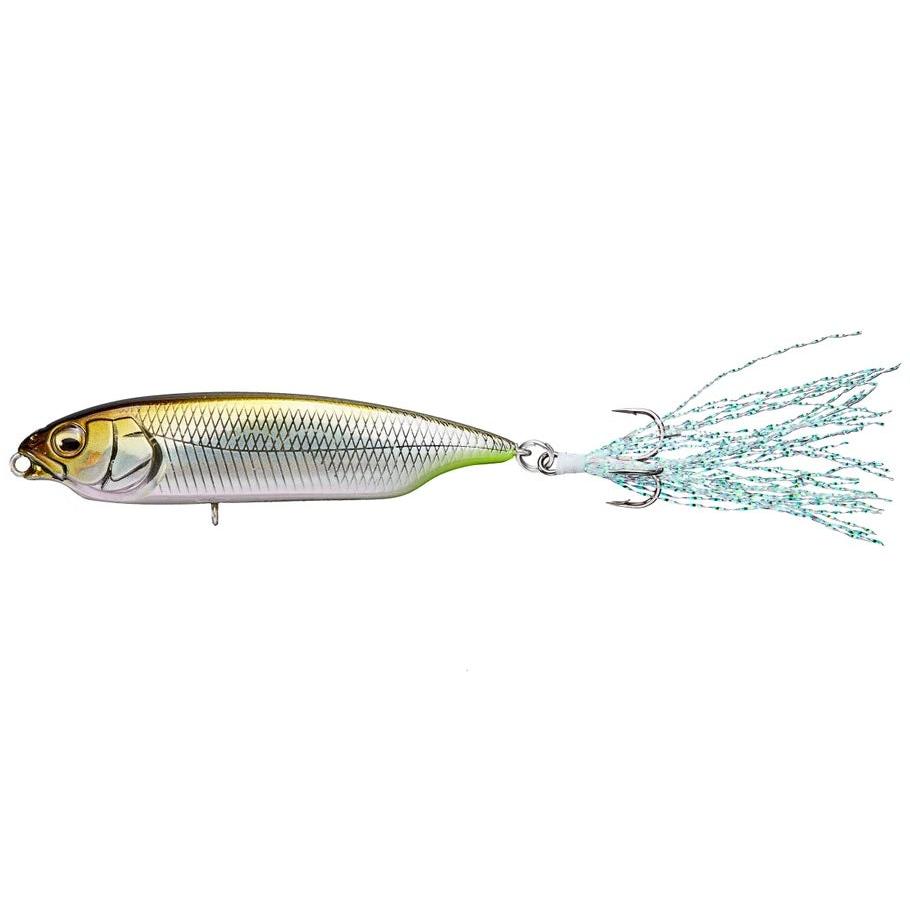 View of Topwater Megabass Karashi Twitch Bait Glitz Shad available at EZOKO Fishing