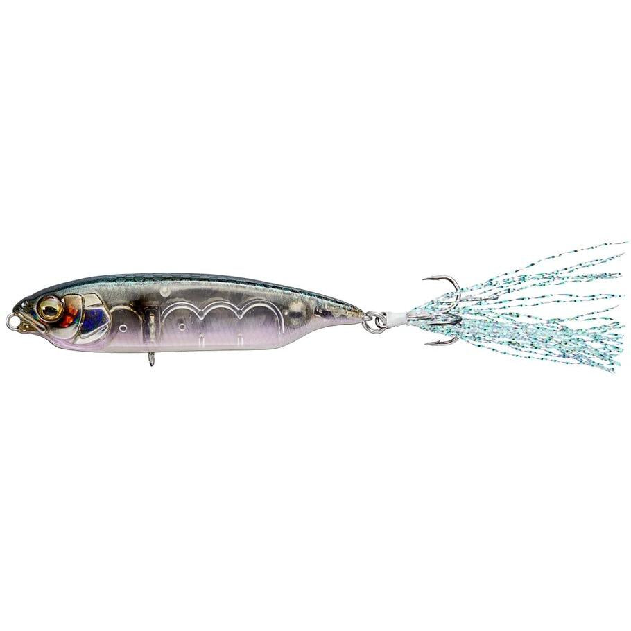 View of Topwater Megabass Karashi Twitch Bait See-Through Shad available at EZOKO Fishing