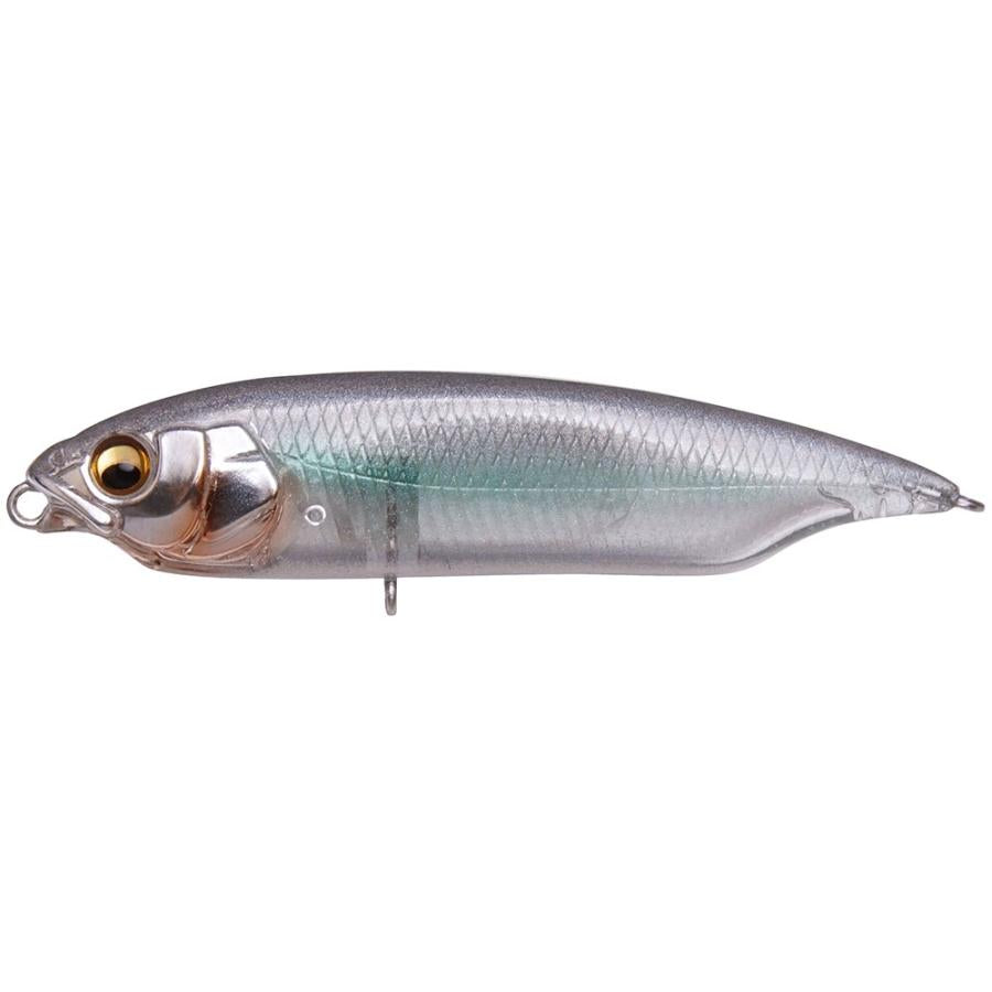 View of Topwater Megabass Karashi Twitch Bait Shirauo Ks available at EZOKO Fishing