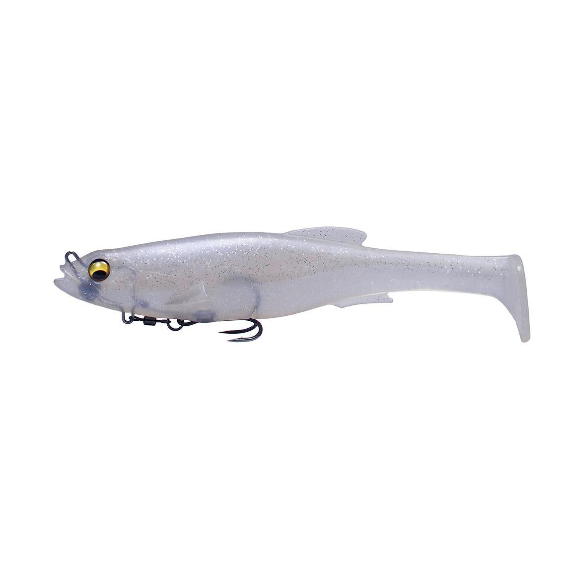 View of Swimbait Megabass Magdraft 6in. Swimbait Ghost Shad Solid available at EZOKO Fishing
