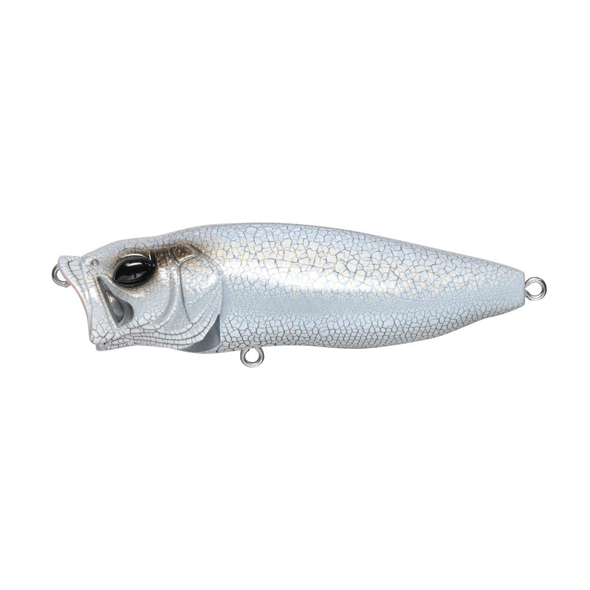 View of Topwater Megabass Popmax Popper White Python available at EZOKO Fishing