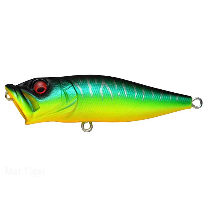 View of Topwater Megabass Popx Popper Karakusa Tiger available at EZOKO Fishing
