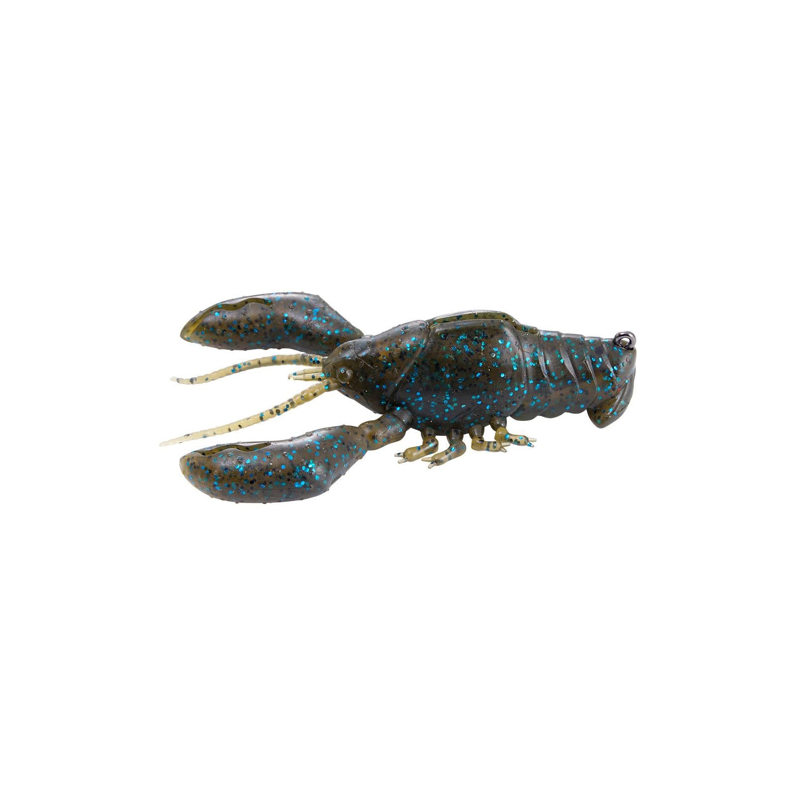 View of Craw Megabass Sleeper Craw Greenpumpkin Blue available at EZOKO Fishing