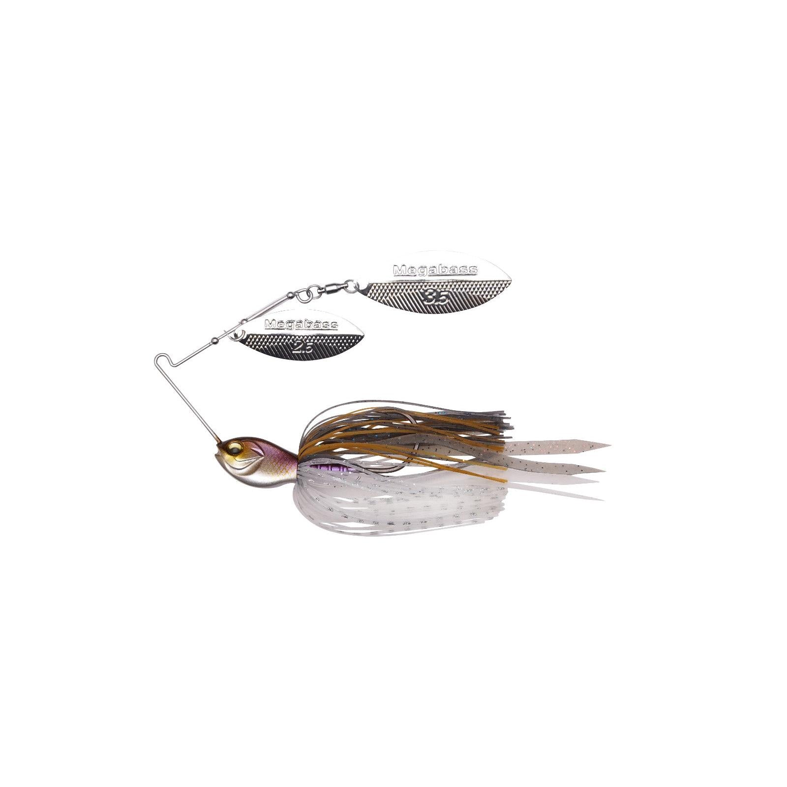 View of Spinnerbait Megabass SV-3 Double Willow Spinnerbait 1/2oz Wakasagi available at EZOKO Fishing