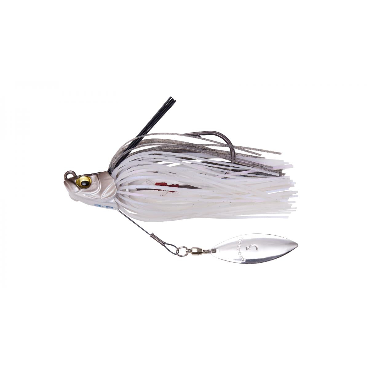 View of Jigs Megabass Uoze Swimmer Swim Jig Smoke Shad 1/2oz available at EZOKO Fishing